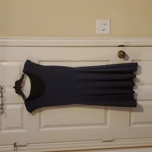 Betabrand reversible dress black and navy